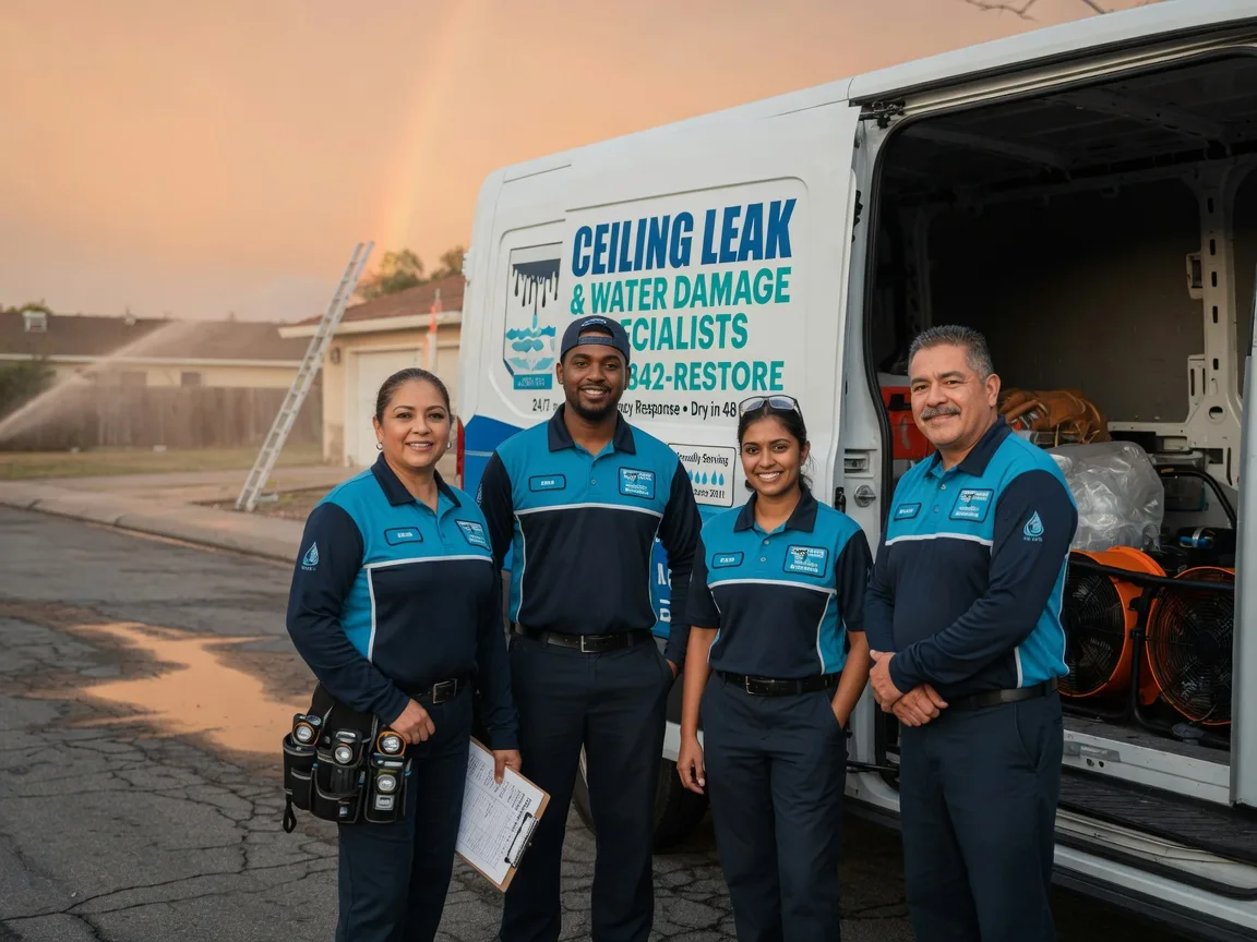 Ceiling Leak Cleanup company in Erwinna, PA
