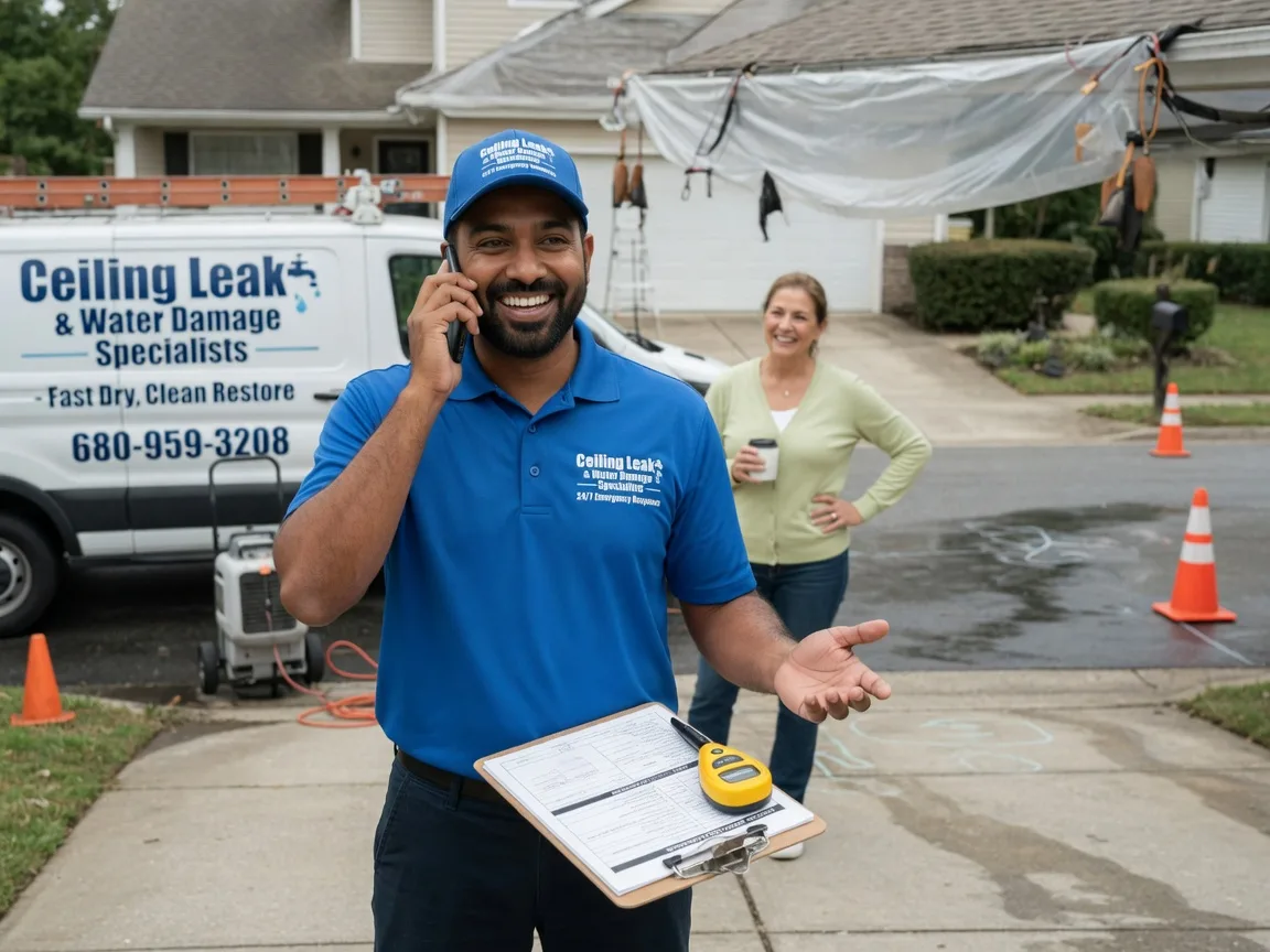 Ceiling Leak Cleanup Erwinna, PA FAQs